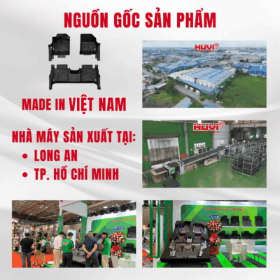 Thảm lót sàn ô tô HUVI cho xe Ford Territory 2023+