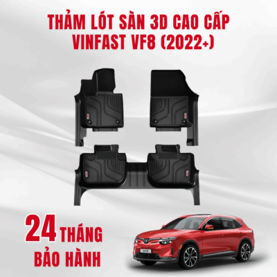 Thảm lót sàn ô tô HUVI cho xe VINFAST VF8 3D năm 2022+