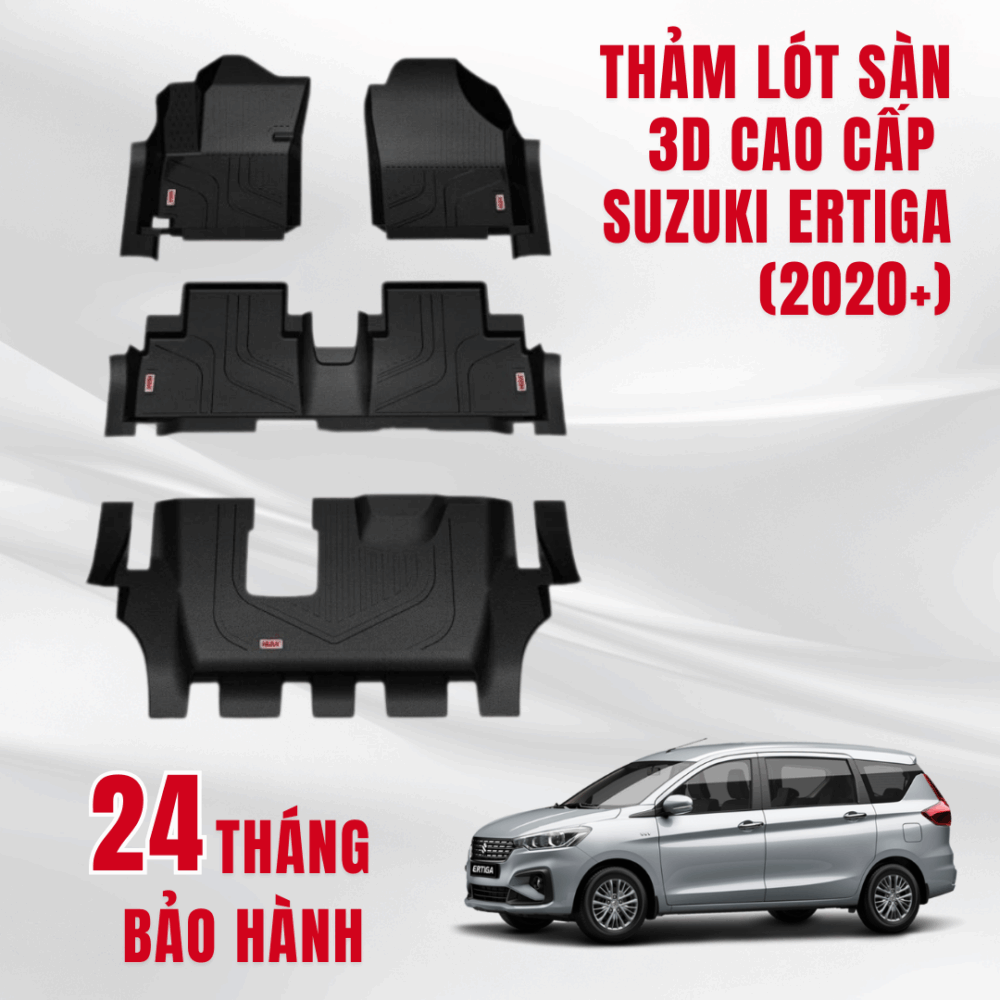 Thảm lót sàn ô tô Suzuki Ertiga 3D Huvi cao cấp 2020+ - Hình ảnh 10