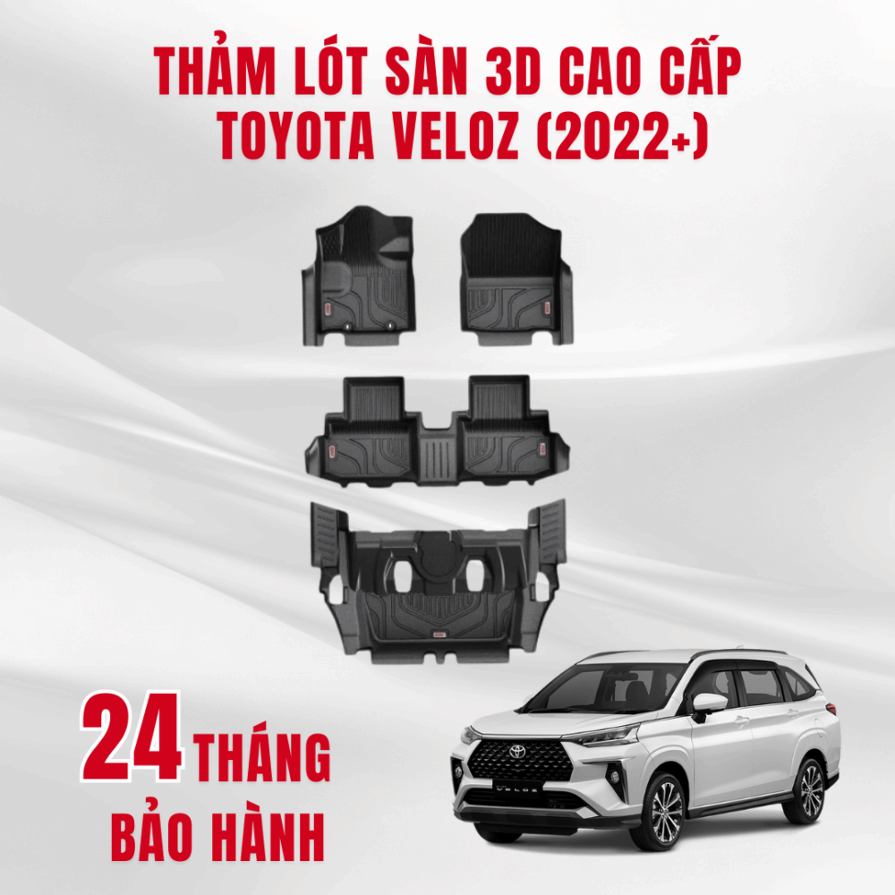 Thảm lót sàn ô tô HUVI cho xe Toyota Veloz năm 2022+ - Hình ảnh 9