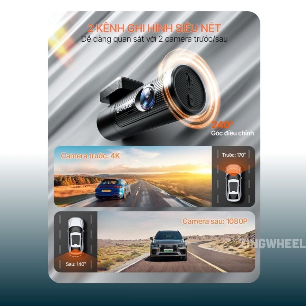 Camera Hành Trình MSPORT G-ON X2 - Hình ảnh 5