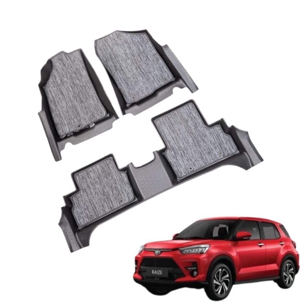 Thảm lót rối ô tô Toyota Raize 2024 nhựa PVC cao cấp Huvi