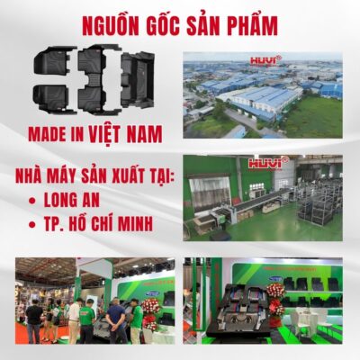 Thảm lót sàn ô tô HUVI cho xe Kia Carens 3D 2023+
