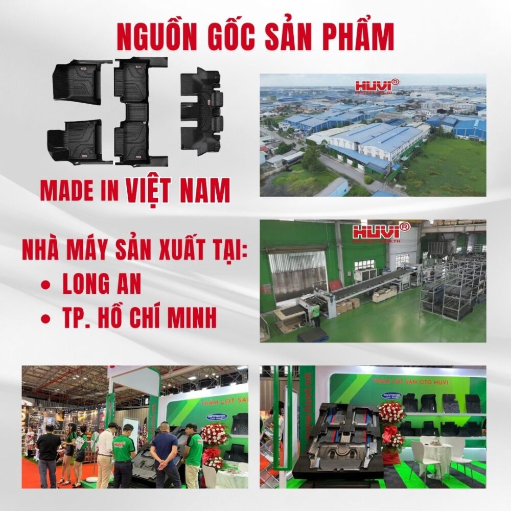 Thảm lót sàn ô tô HUVI cho xe Hyundai SantaFe 2024+ (6 chỗ) - Hình ảnh 13