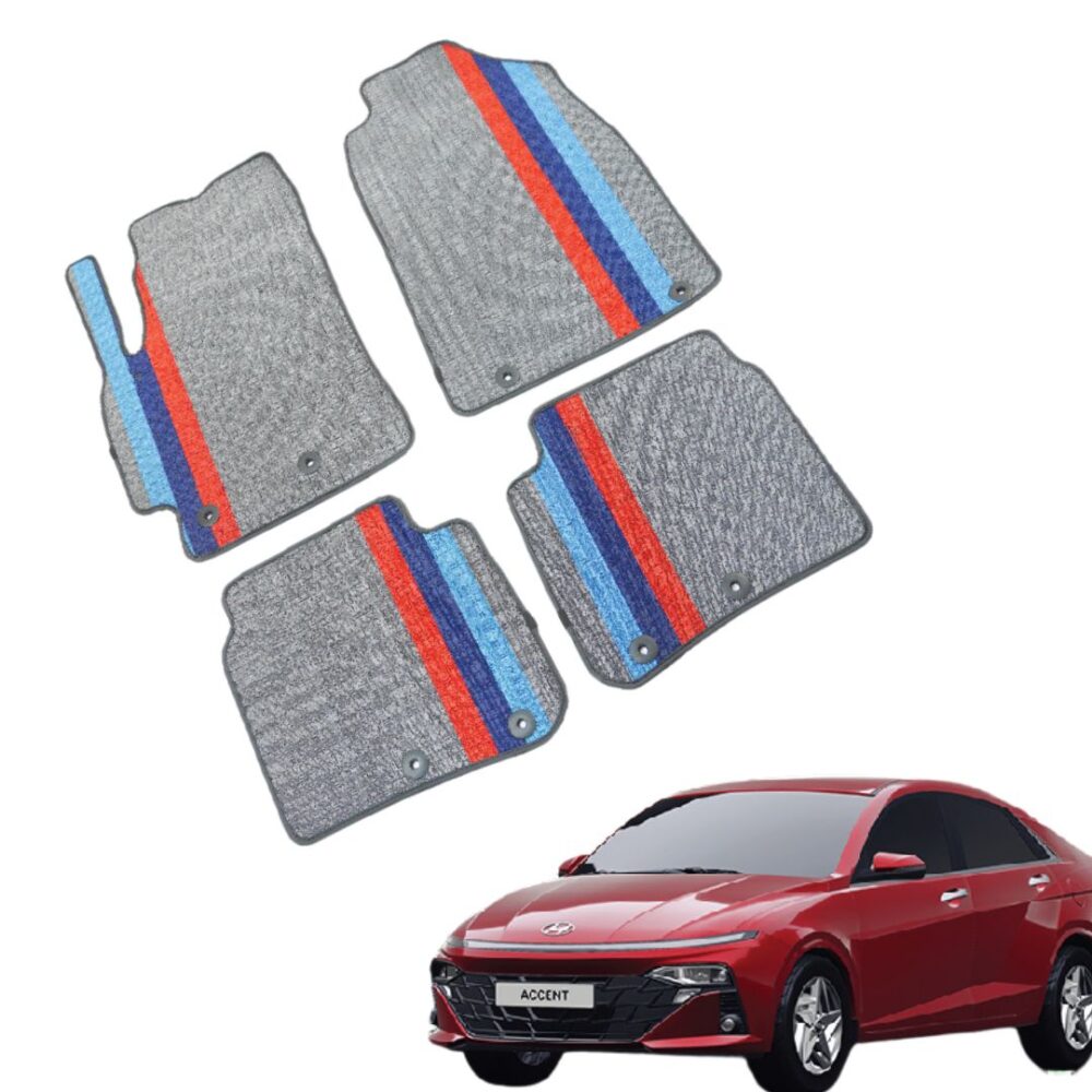 Thảm lót rối ô tô Hyundai Accent 2024 nhựa PVC cao cấp Huvi