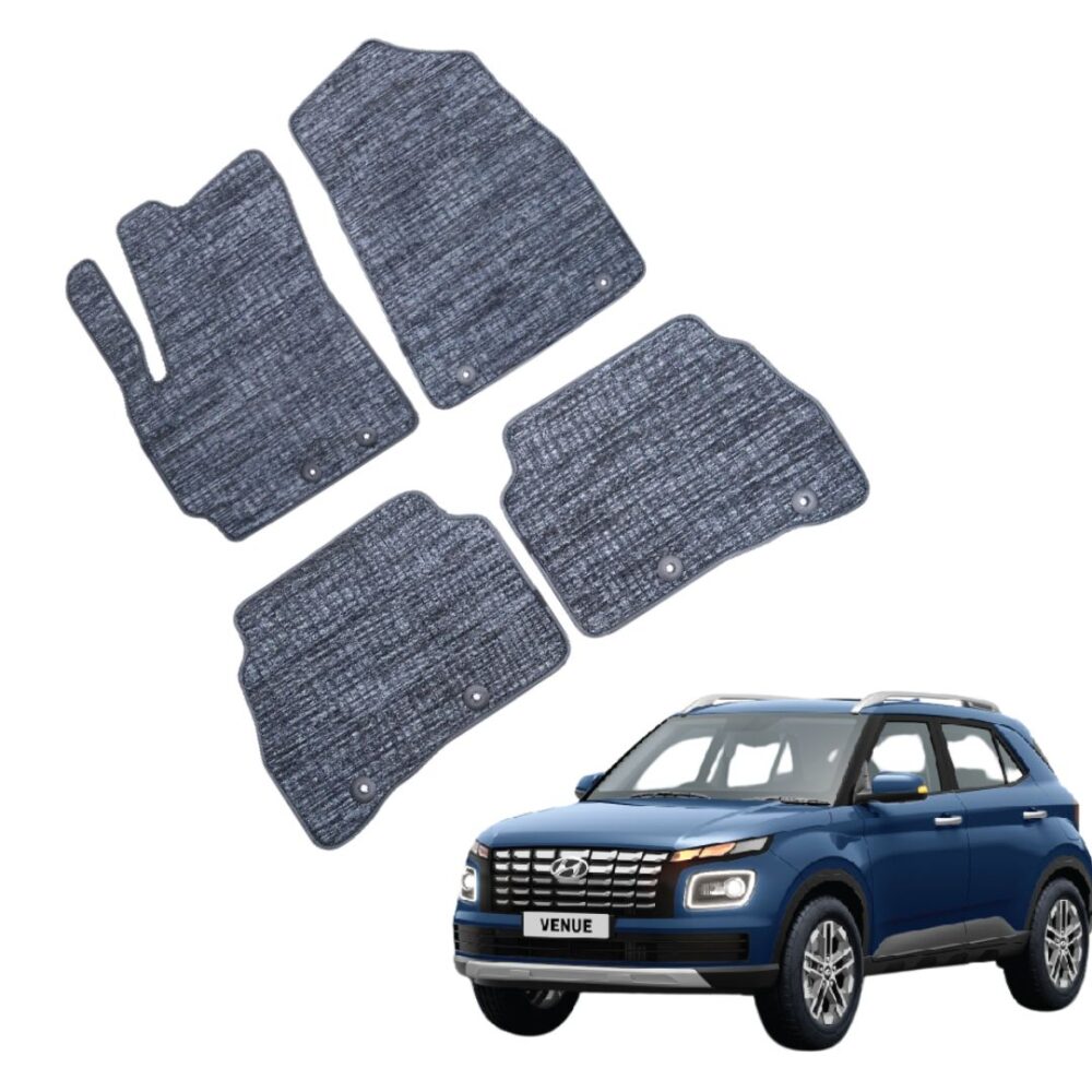 Thảm lót rối ô tô Hyundai Venue 2024 nhựa PVC cao cấp Huvi
