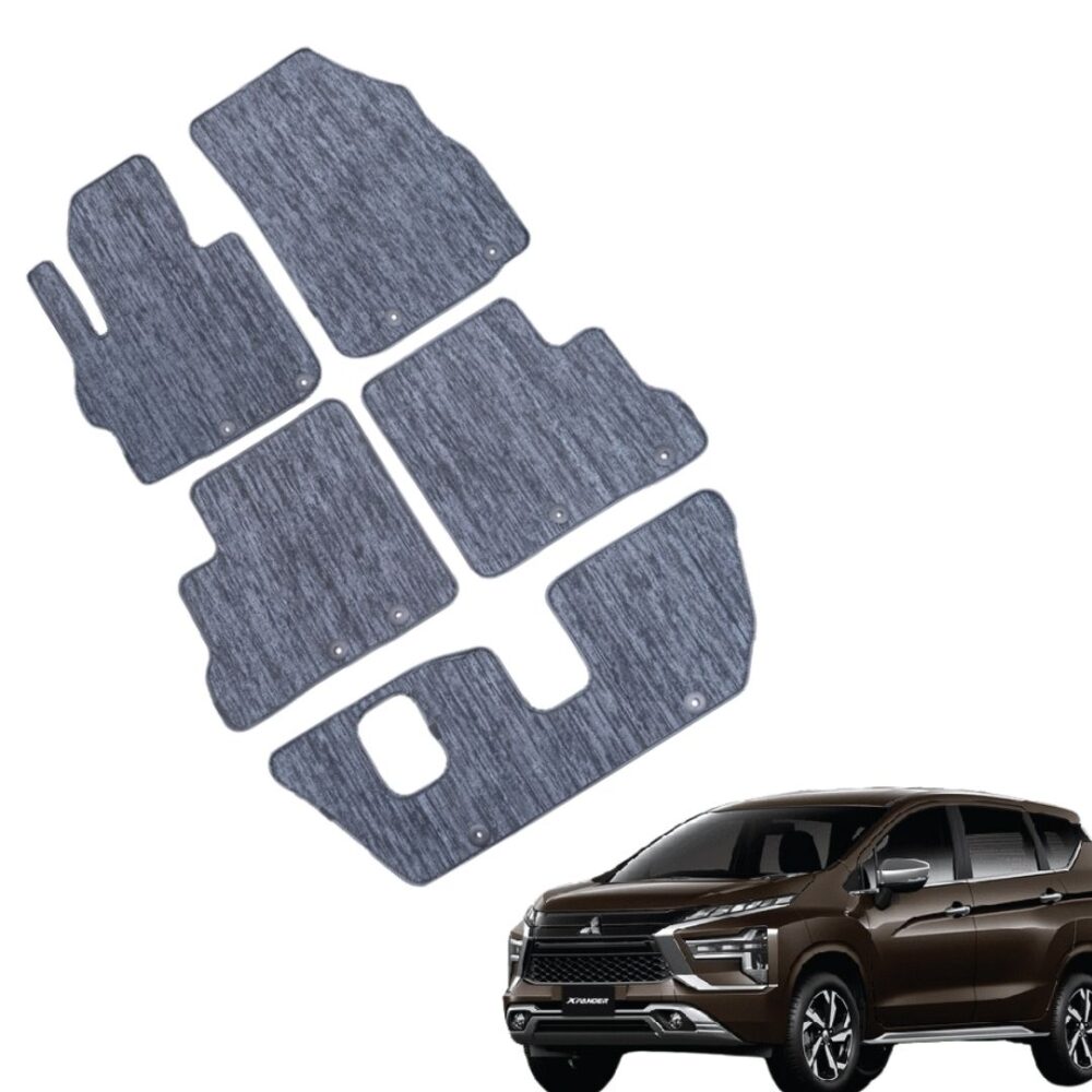 Thảm lót rối ô tô Mitsubishi Xpander 2018 (7 chỗ) nhựa PVC cao cấp Huvi