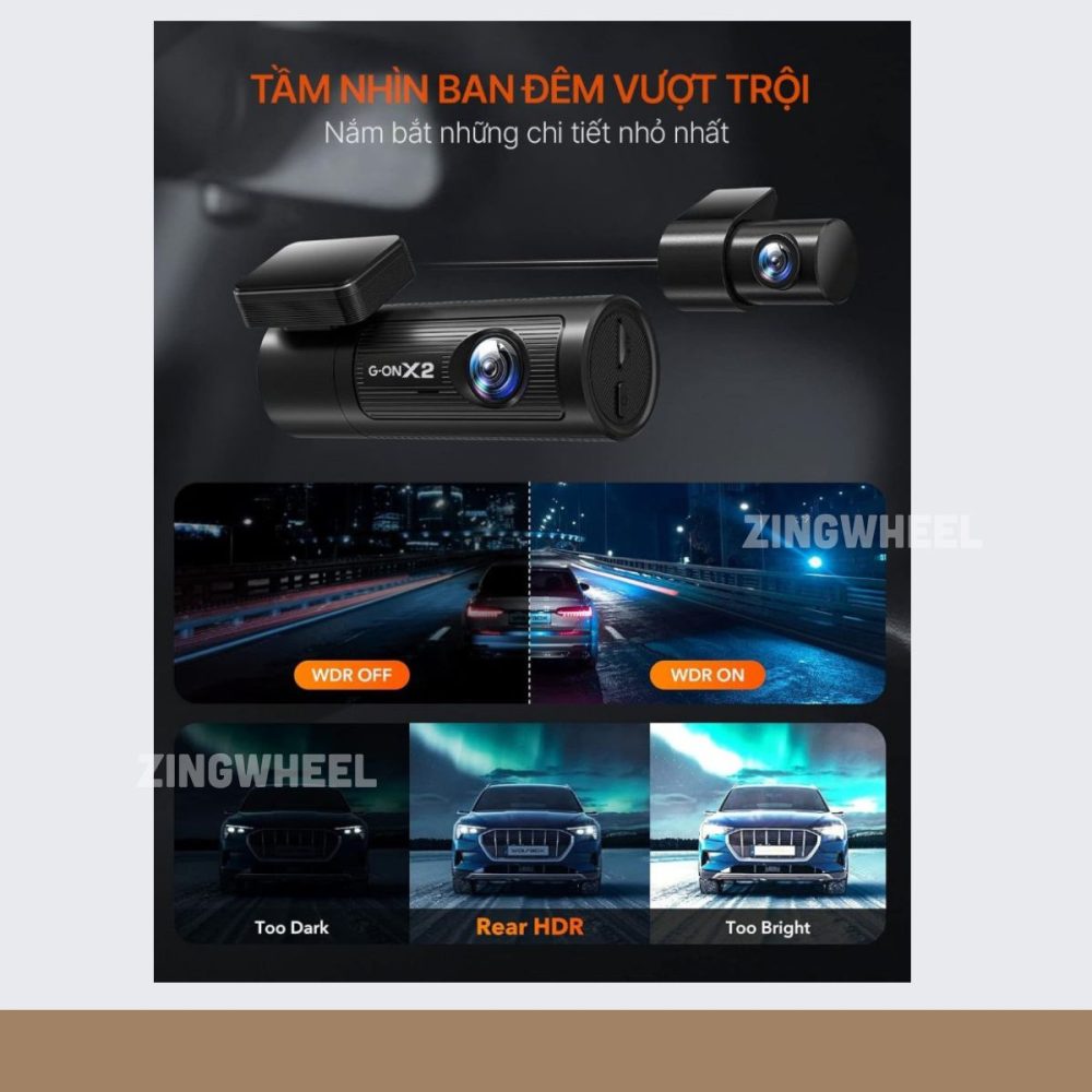 Camera Hành Trình MSPORT G-ON X2 - Hình ảnh 6
