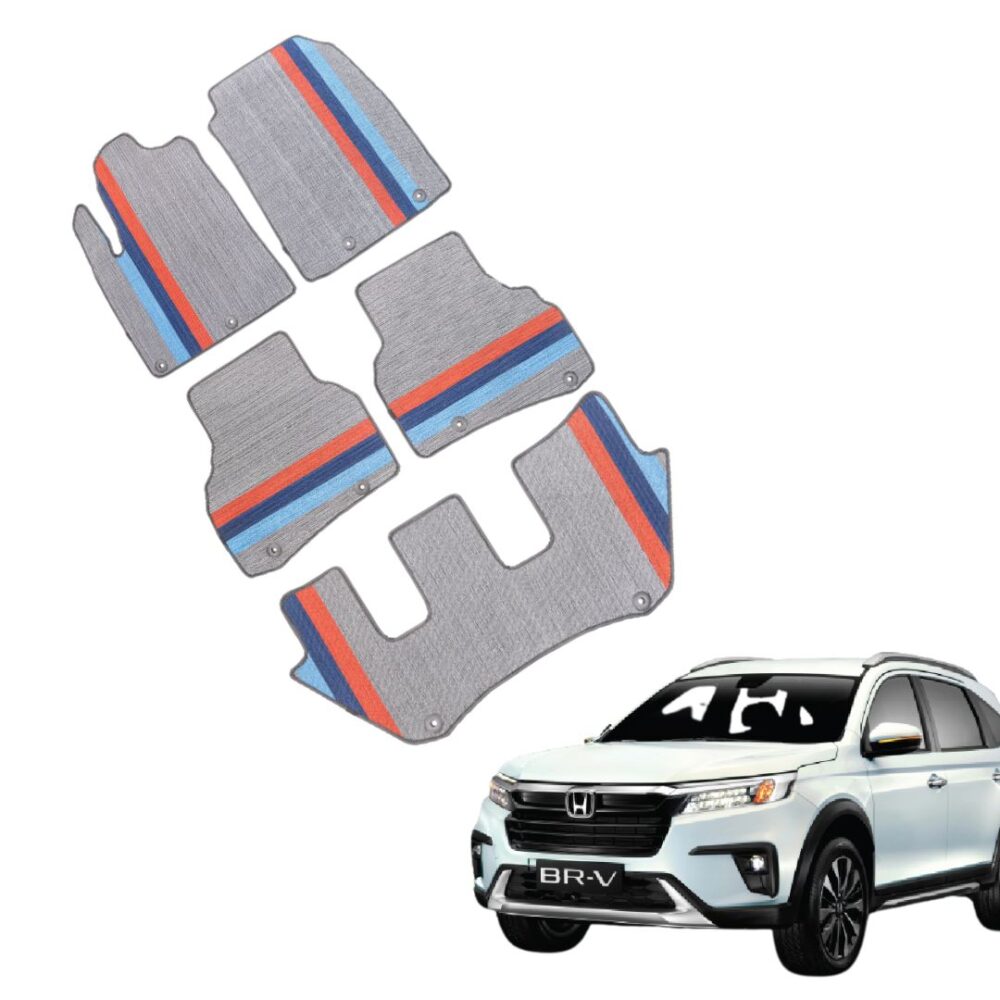 Thảm lót rối ô tô Honda BR-V 2023 ( 7 chỗ) nhựa PVC cao cấp Huvi