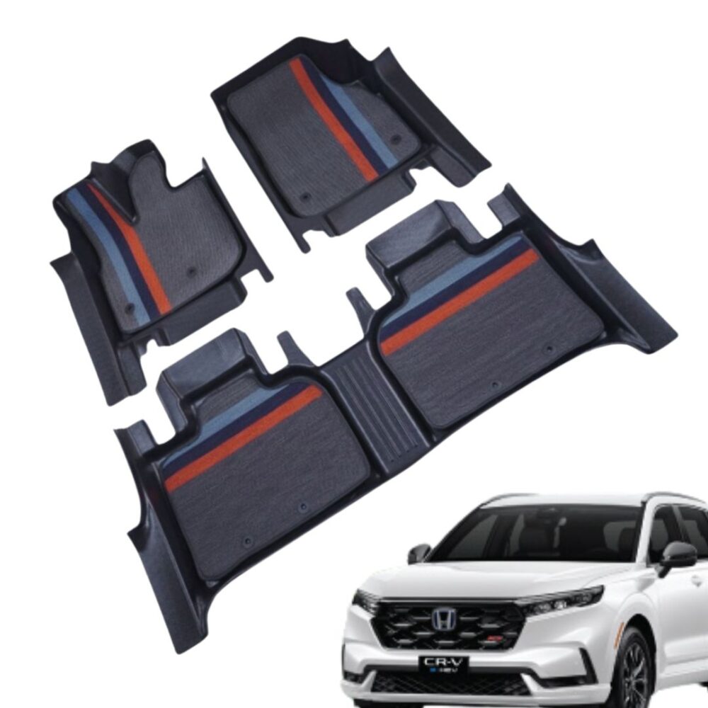 Thảm lót rối ô tô Honda CR-V 2024 (5 chỗ) nhựa PVC cao cấp Huvi