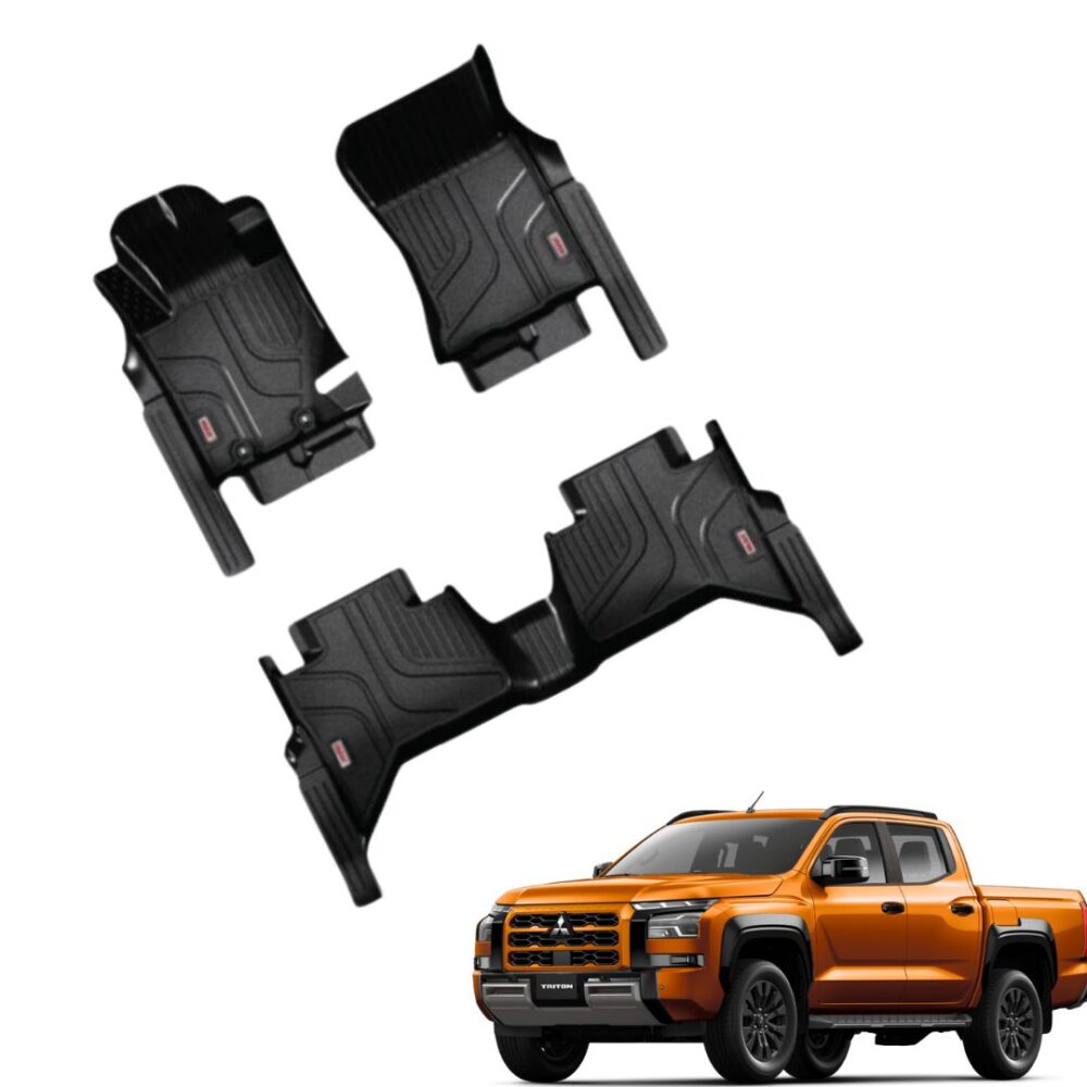 Thảm lót sàn ô tô Huvi Mitsubishi Triton 3D 2024+