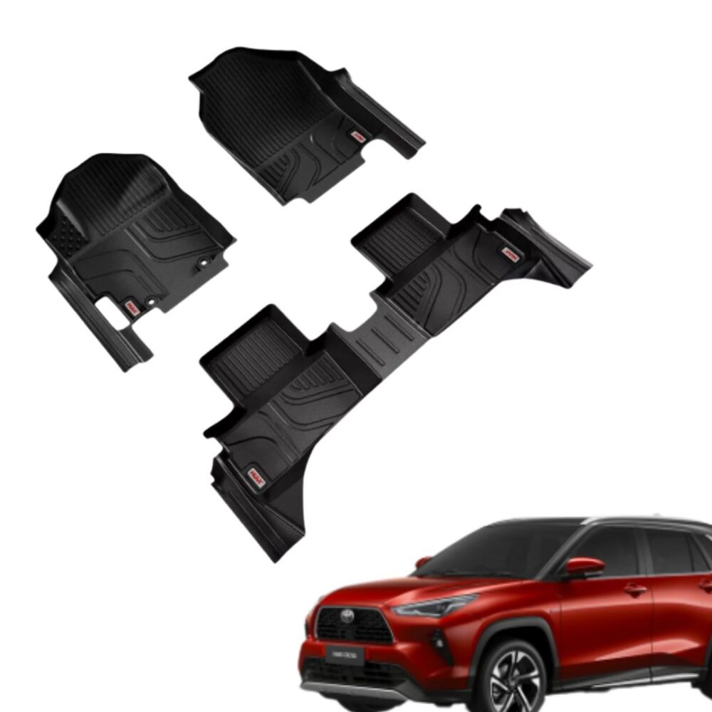 Thảm lót sàn ô tô HUVI cho xe Toyota Yaris Cross 3D (Bản Xăng) năm 2021+