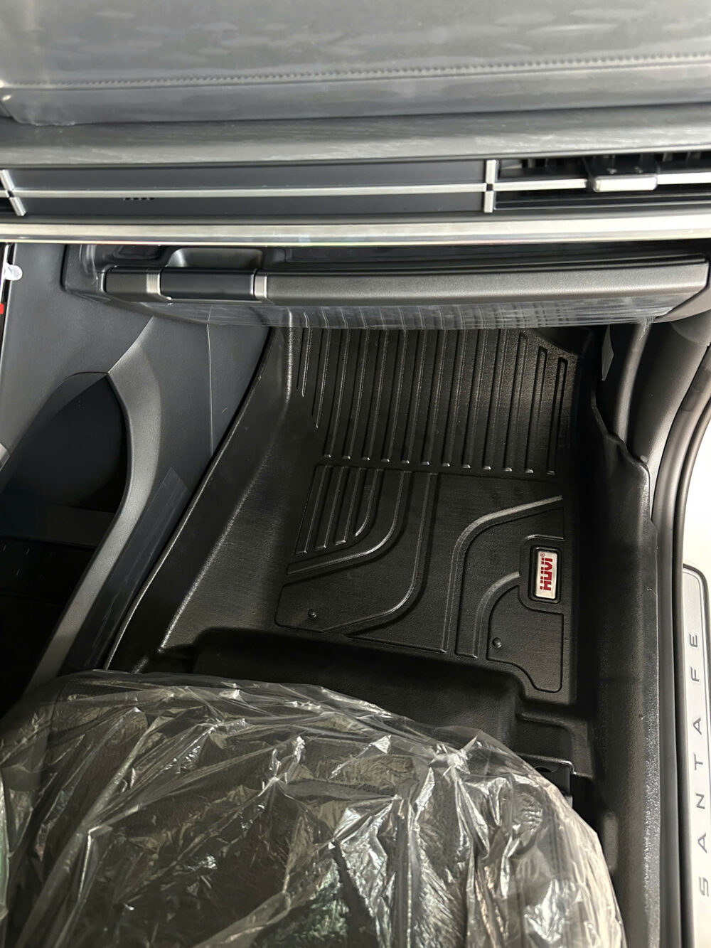 Thảm lót sàn ô tô HUVI cho xe Hyundai SantaFe 2024+ (7 chỗ) - Hình ảnh 7