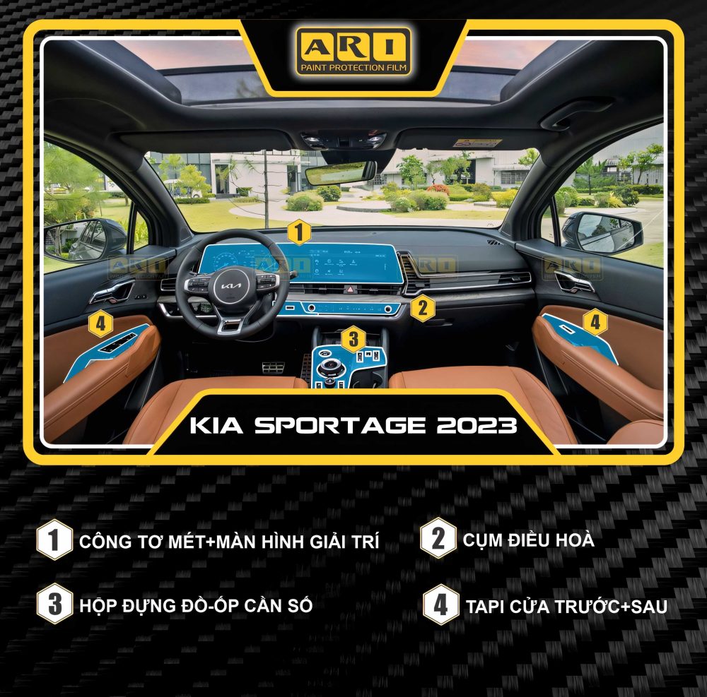 Dán PPF ARI Xe Kia Sportage - Ảnh 18