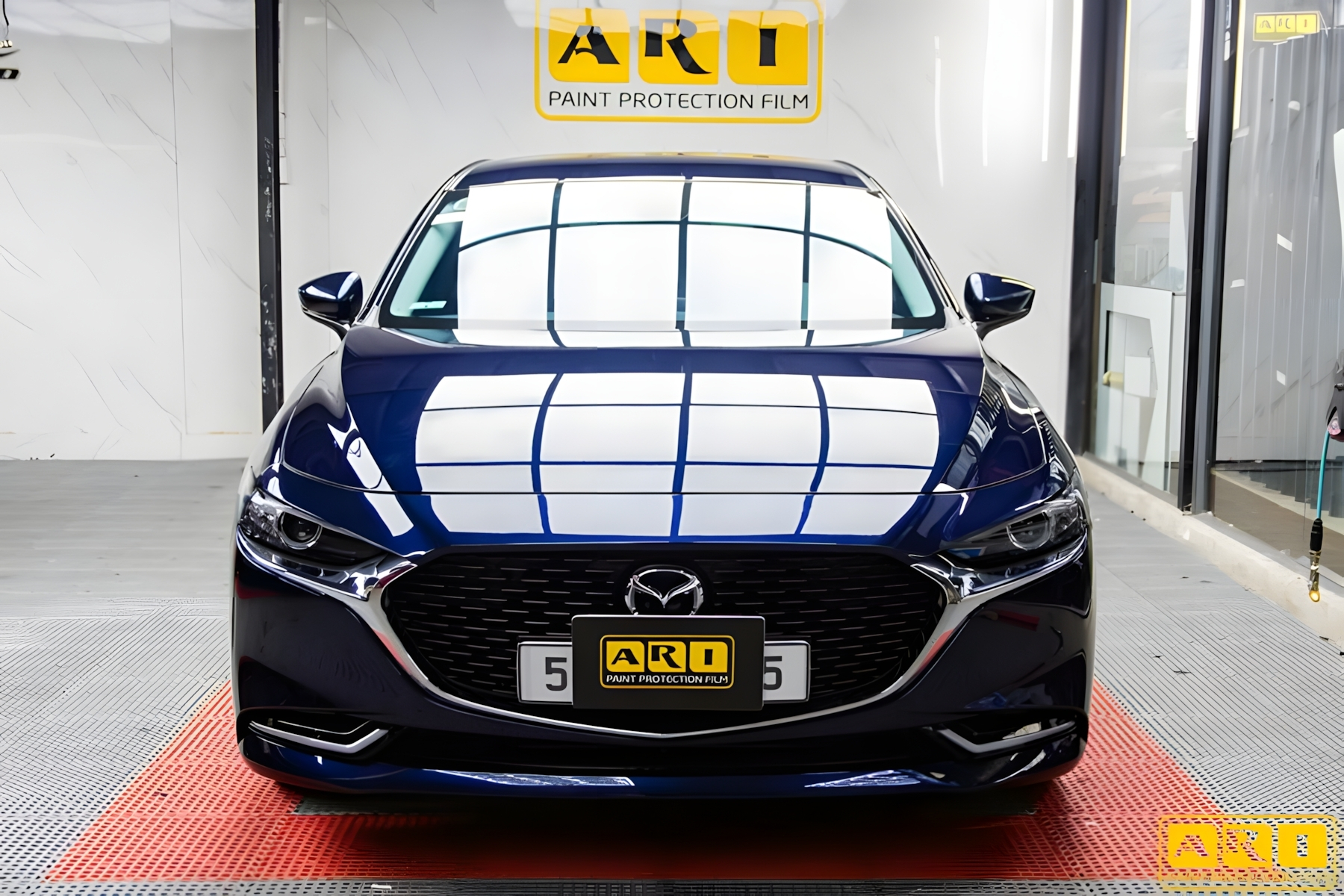 mazda 3 đã dán được phim ppf ari độ sáng bóng cao