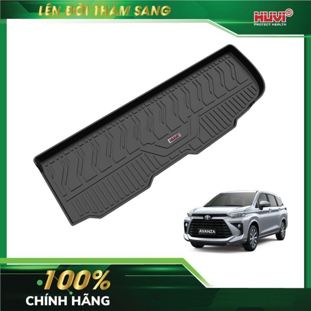 Thảm lót cốp ô tô HUVI cho xe Toyota Avanza 2D (7 chỗ) năm 2022+ - Hình ảnh 2