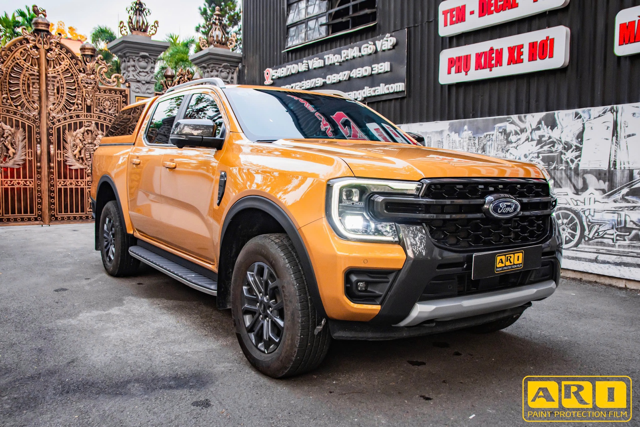 Dán sản phẩm PPF ARI xe Ford Ranger