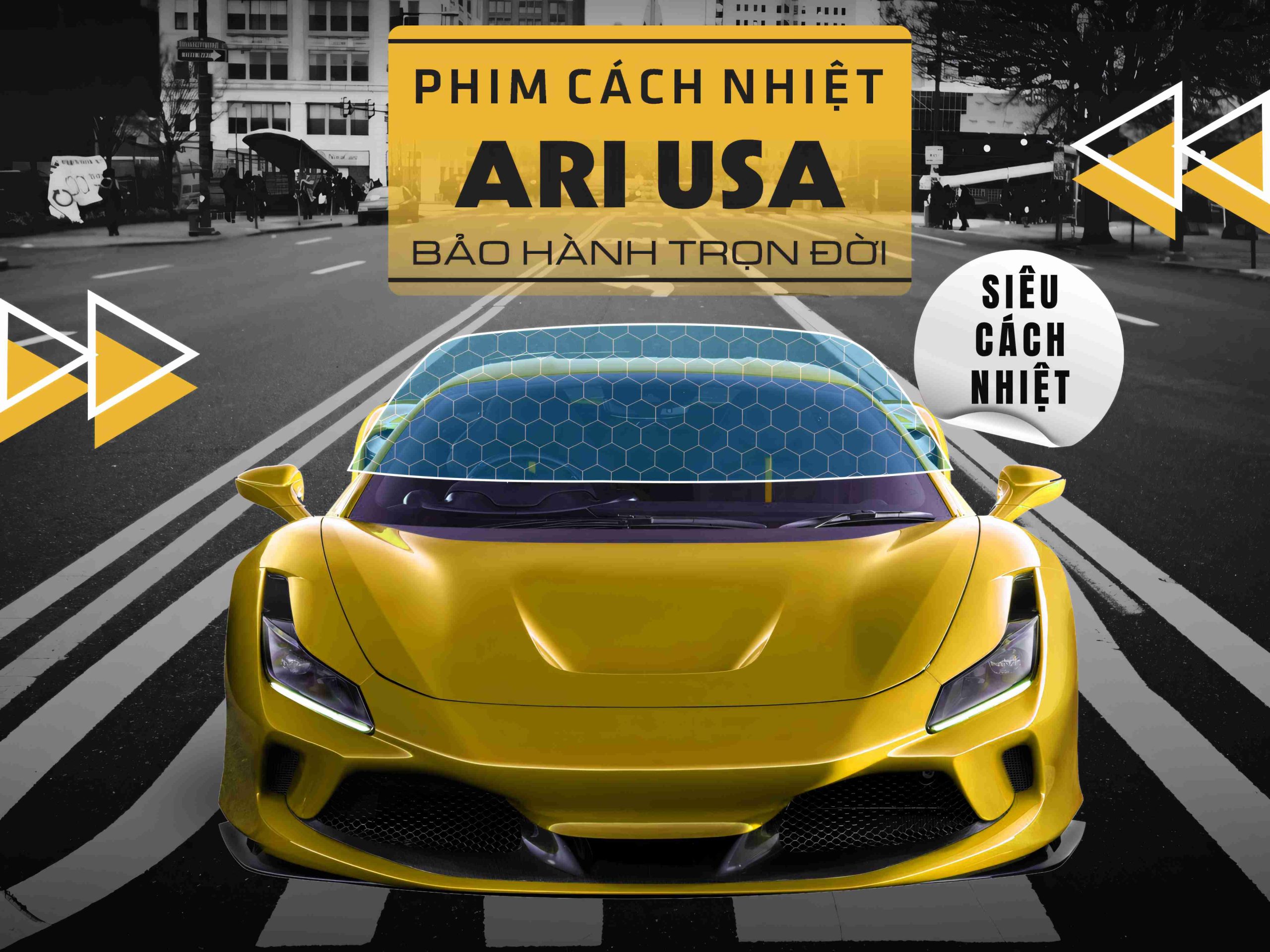 dán phim cách nhiệt dành cho xe ô tô 1