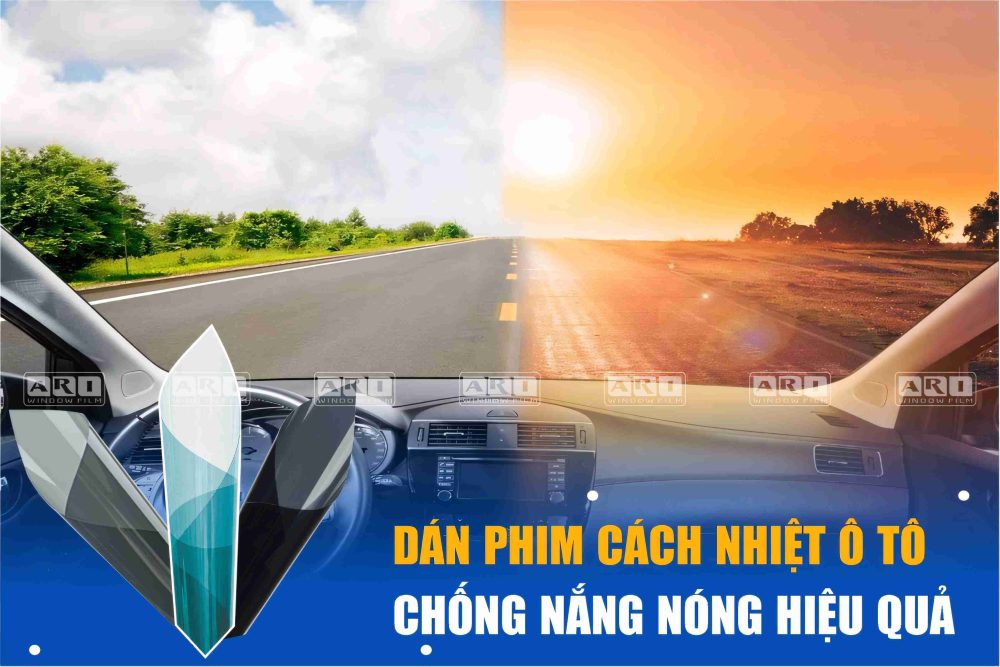 dán phim cách nhiệt dành cho xe ô tô