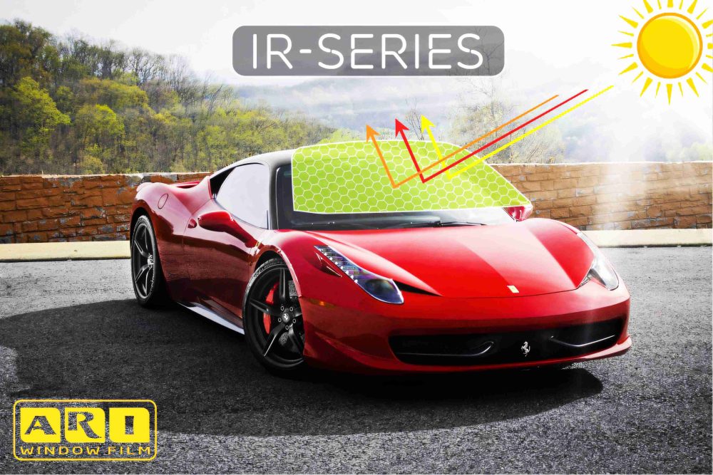 dán phim cách nhiệt dành cho xe ô tô dòng IR series