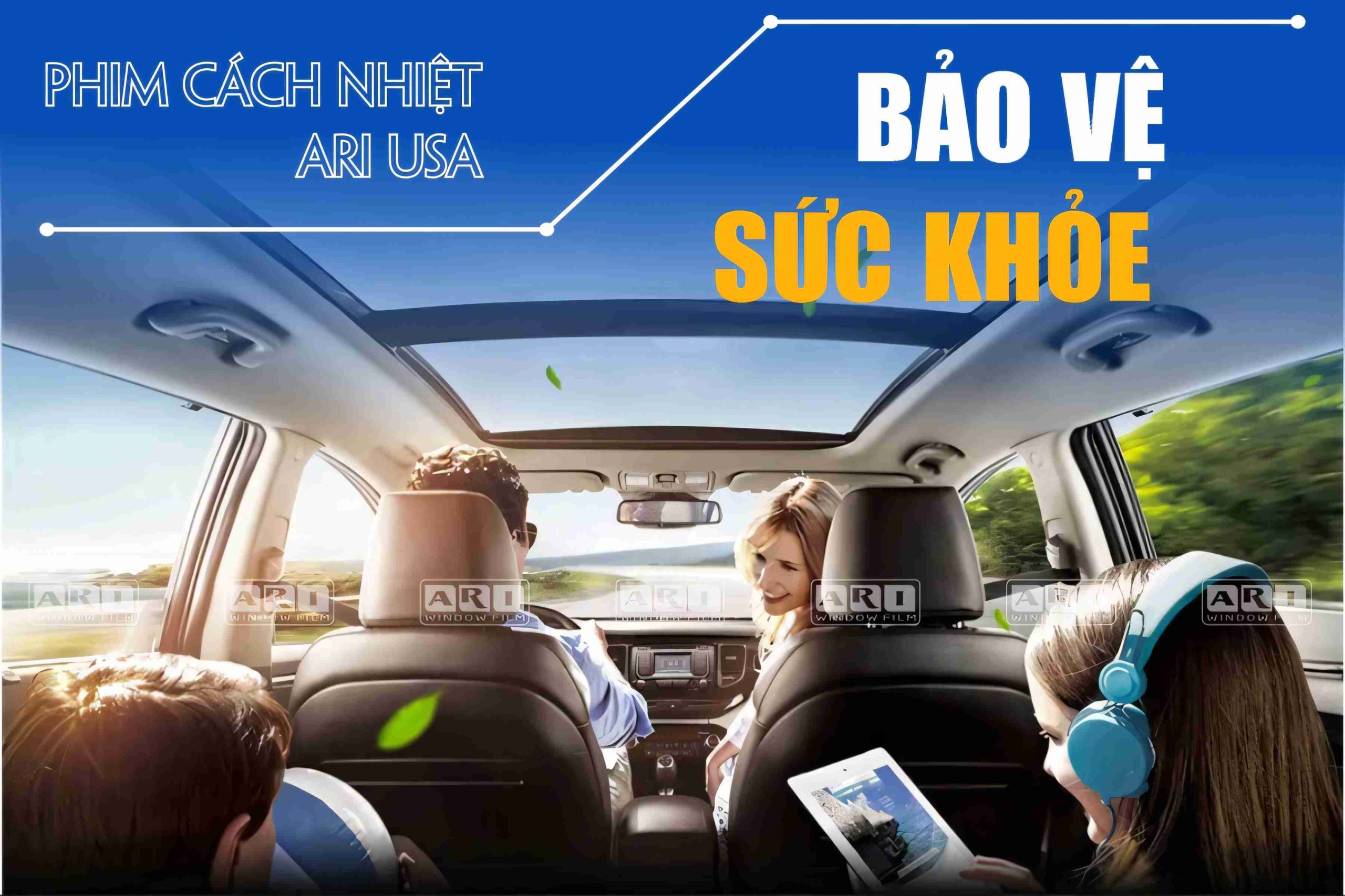 dán phim cách nhiệt dành cho xe ô tô