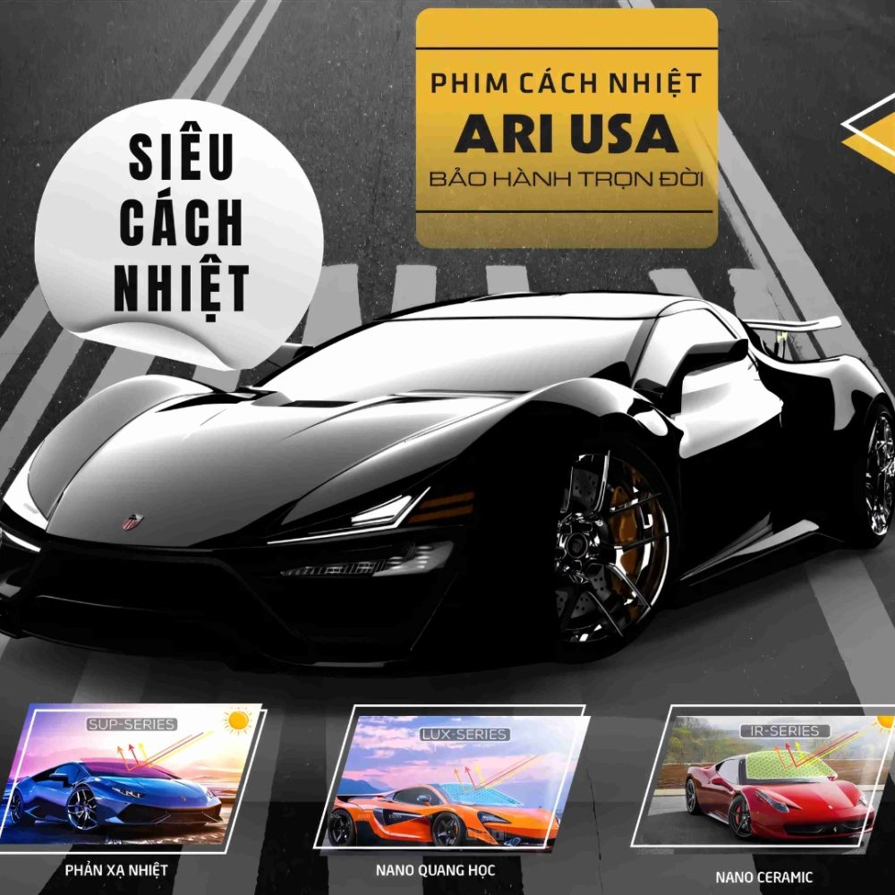 Phim cách nhiệt ARI cho xe ôtô