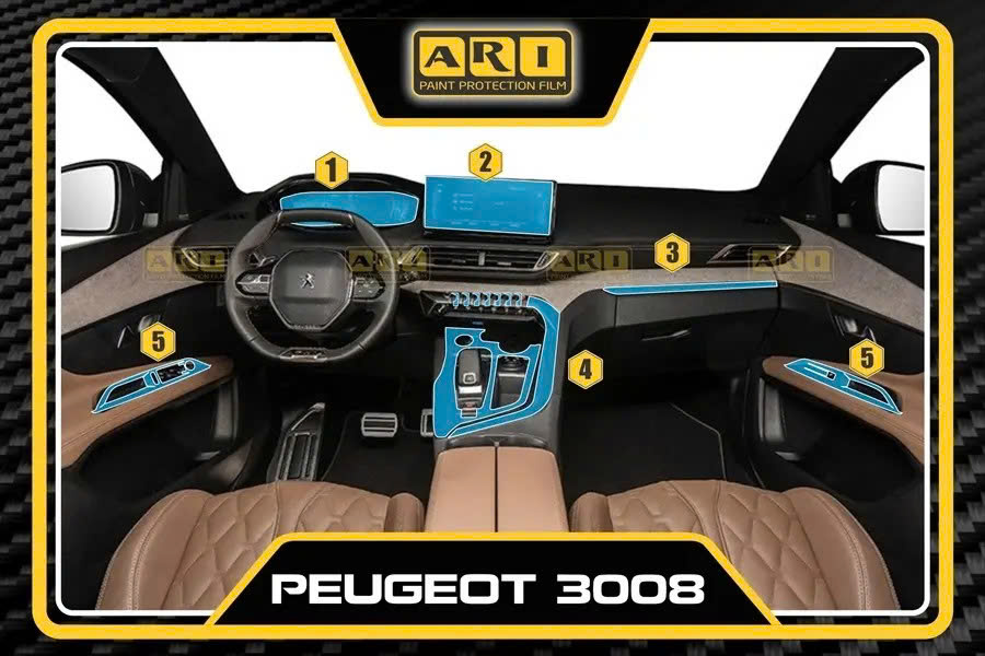 DÁN PPF ARI PEUGEOT 3008