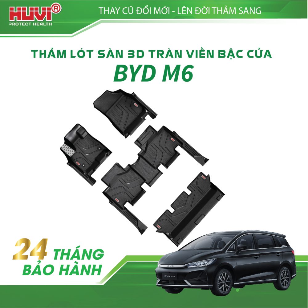 Thảm lót sàn ô tô BYD M6 2024