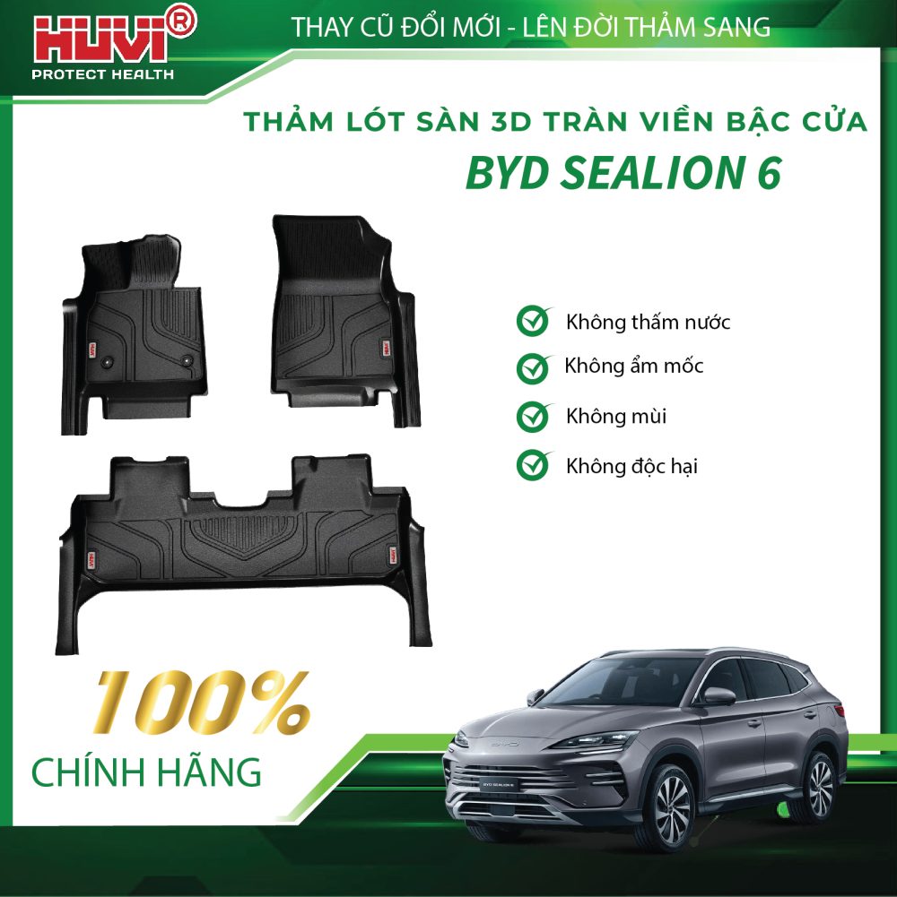 Thảm lót sàn ô tô BYD SEALION 6 2024