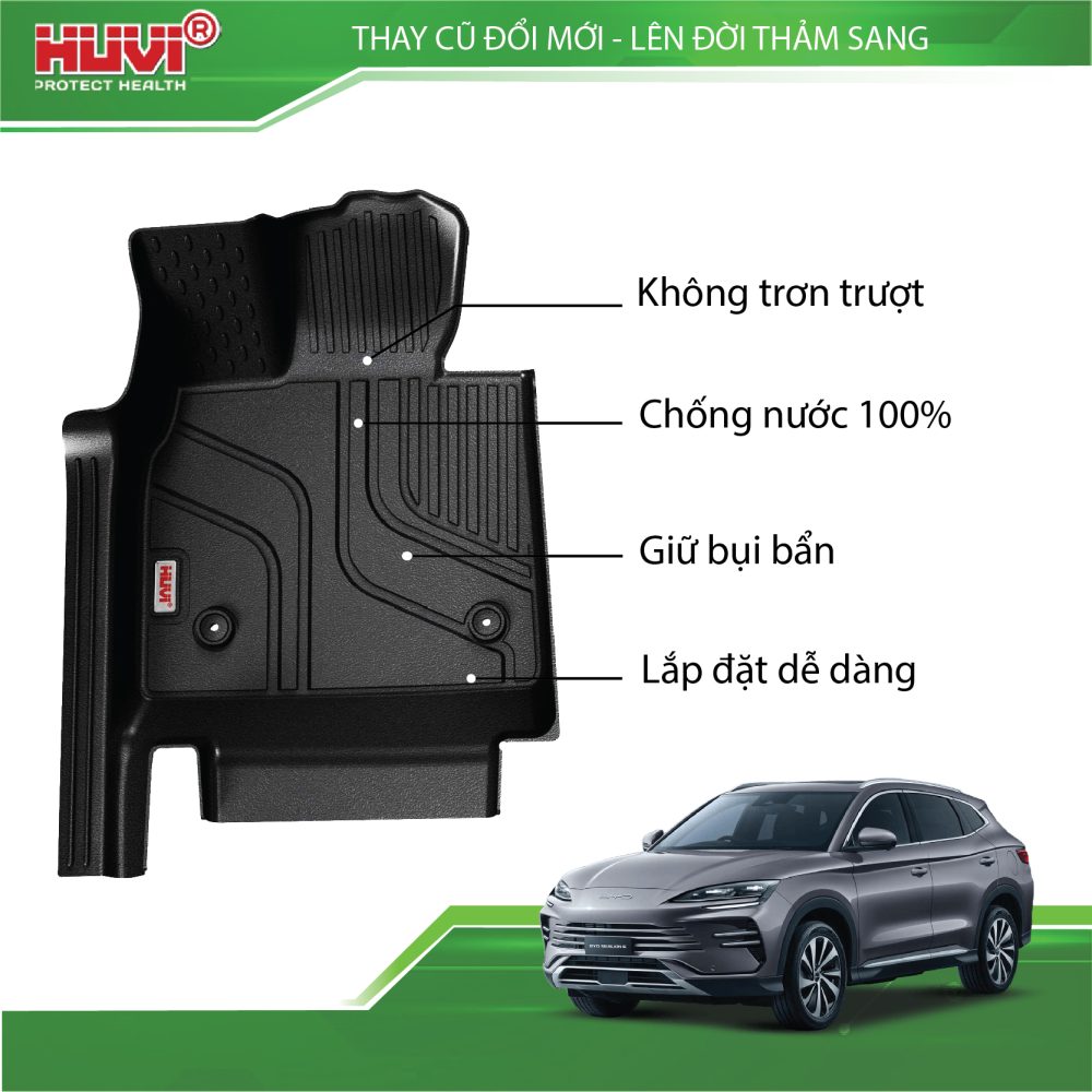 Thảm lót sàn ô tô BYD SEALION 6 2024 - Ảnh 3