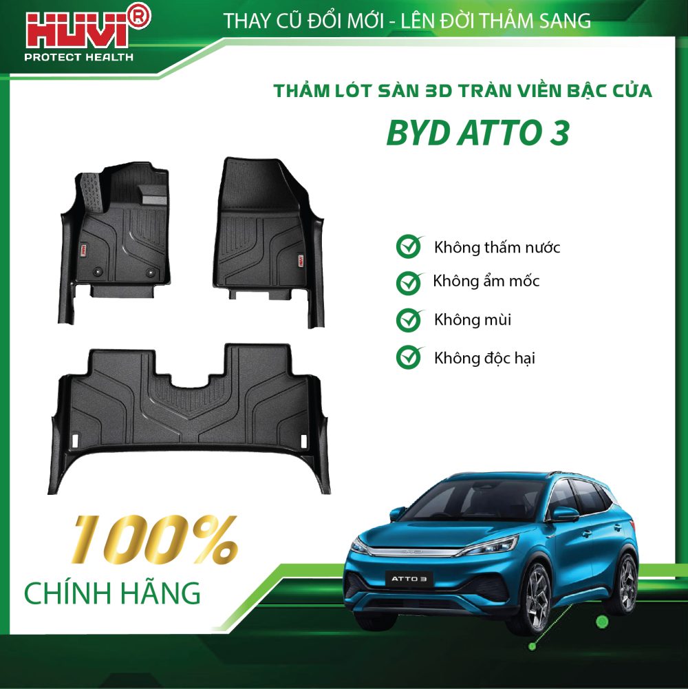 Thảm lót sàn ô tô BYD Atto 3 2025 - Ảnh 2