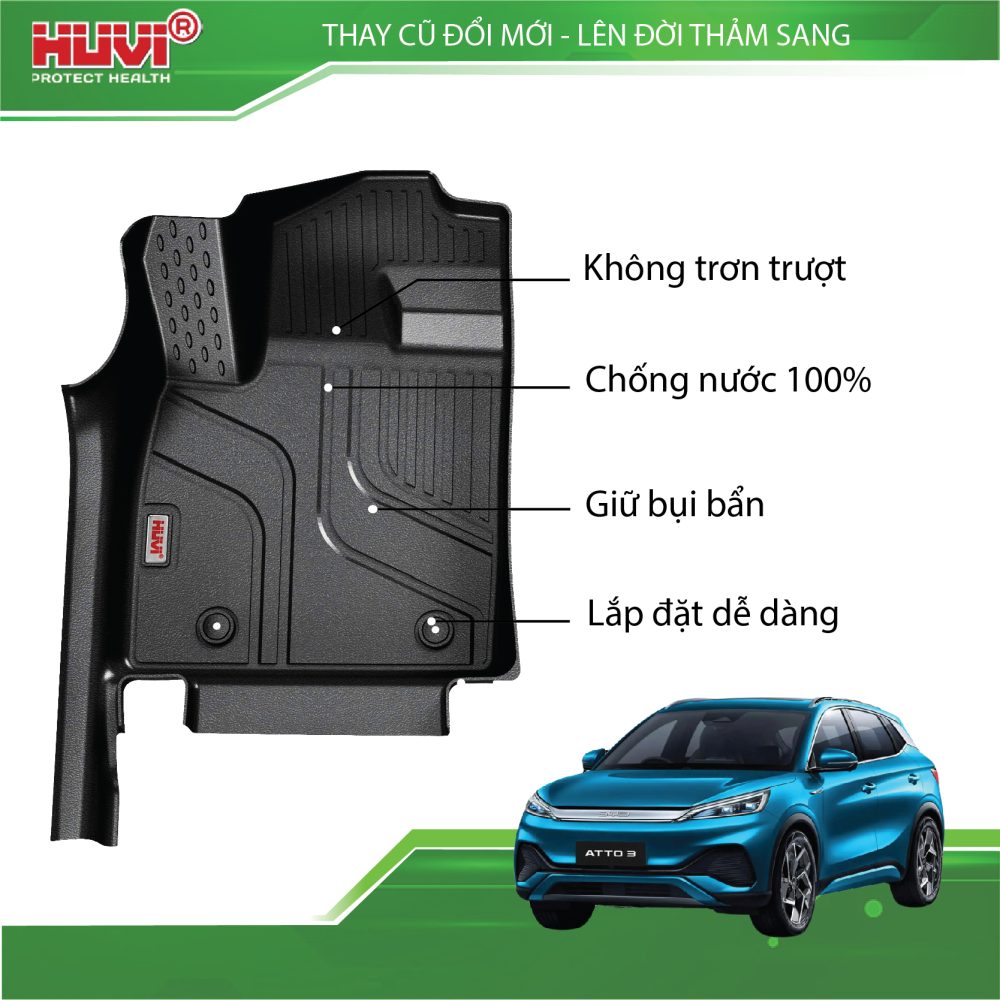 Thảm lót sàn ô tô BYD Atto 3 2025 - Ảnh 4